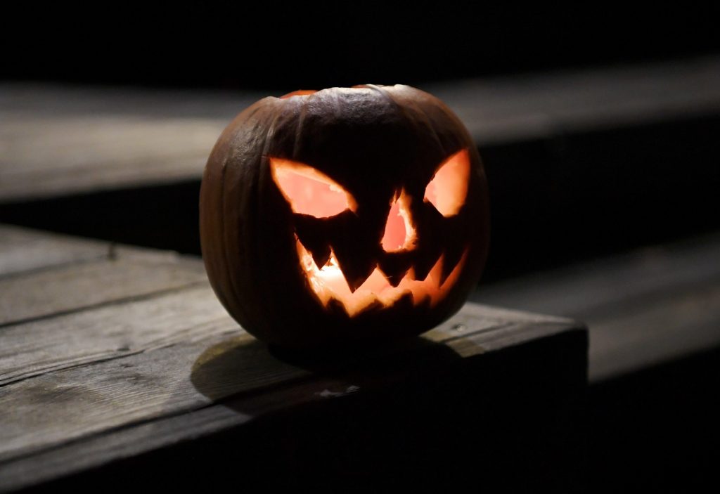 Jack-o'-lantern, Helsinki, Finland - 29 Oct 2020