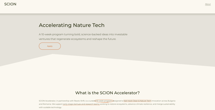 Acceleratorul SCION, bazat pe AI şi susţinut de britanii de la Rezolv Energy, caută start-up-uri româneşti pentru o nouă cohortă. În prima ediţie, 2 echipe locale au urcat pe podium