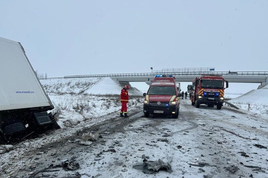 Accident cumplit pe centura Timișoarei. Un tânăr de 31 de ani a murit pe loc