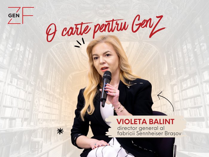Ce carte îţi recomandă Violeta Balint, director general al fabricii Sennheiser din Braşov, sucursala de pe piaţa locală a producătorului german de căşti şi sisteme audio profesionale Sennheiser