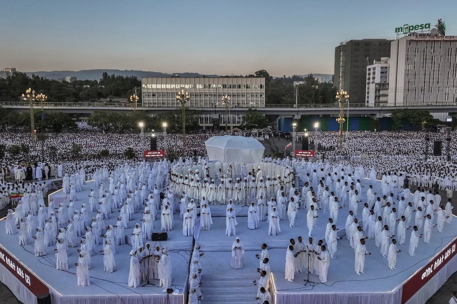 Cum a sărbătorit Crăciunul singura țară ortodoxă din Africa. Imagini spectaculoase cu tradiții vechi de secole