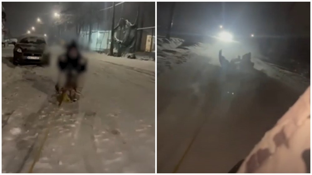 Distracție riscantă. Două adolescente, rănite grav în timp ce erau trase cu sania de o mașină, în Serbia