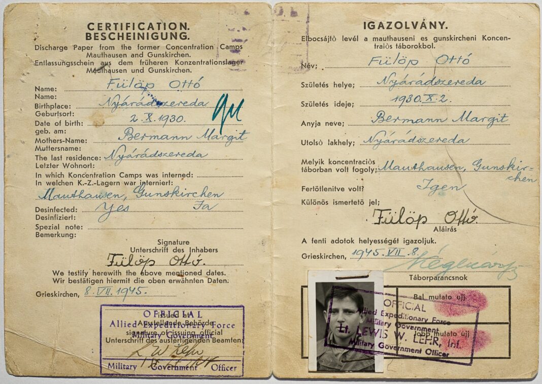 Eu sunt B-14849 / Povestea băiatului de 13 ani care a supraviețuit lagărului de la Auschwitz / Carte de Octavian Fülöp, unul dintre cei trei supraviețuitori în viață din România, ai lagărului de la Auschwitz
