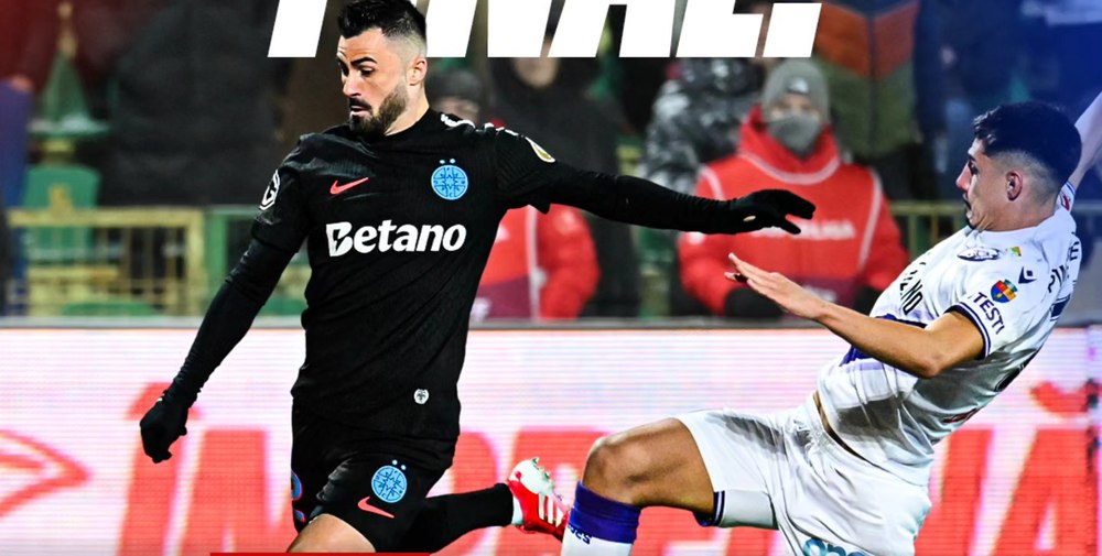 FCSB, înfrângere în „bătălia pentru play-off”. Nou-promovata FC Argeș i-a luat 6 puncte, fără gol primit