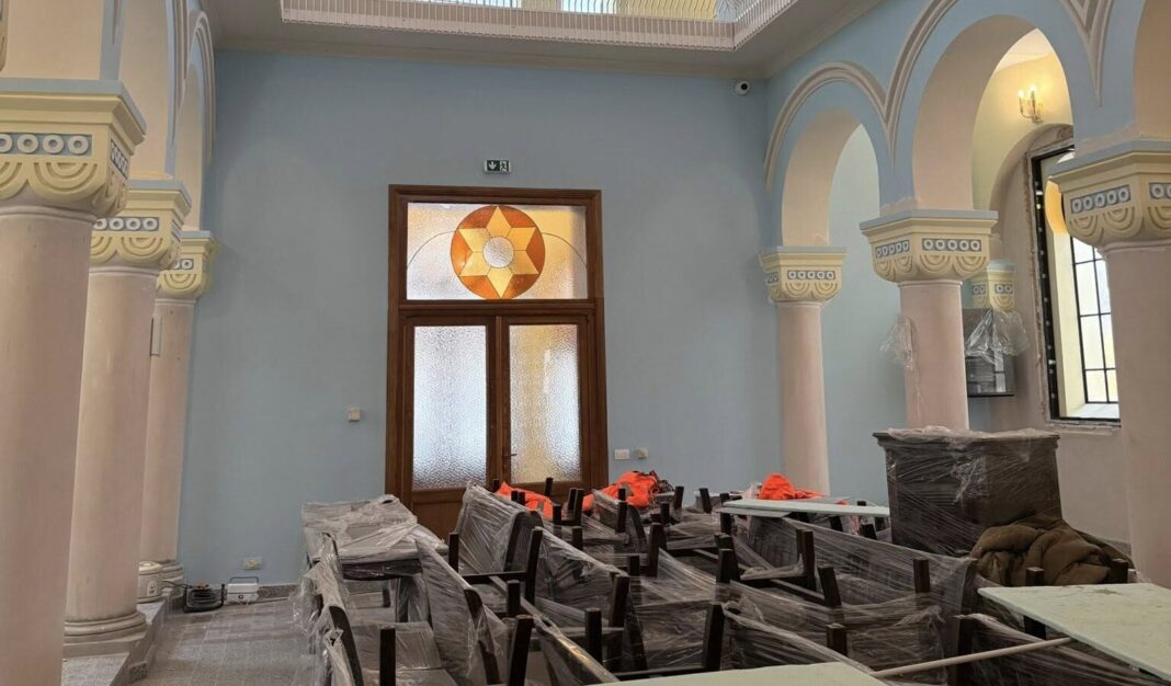 FOTO Cum arată Sinagoga din Constanța, la 97% din reabilitare finalizată și la ce preț a ajuns investiția / Investiția, după o campanie ISE de salvare a lăcașului de cult evreiesc