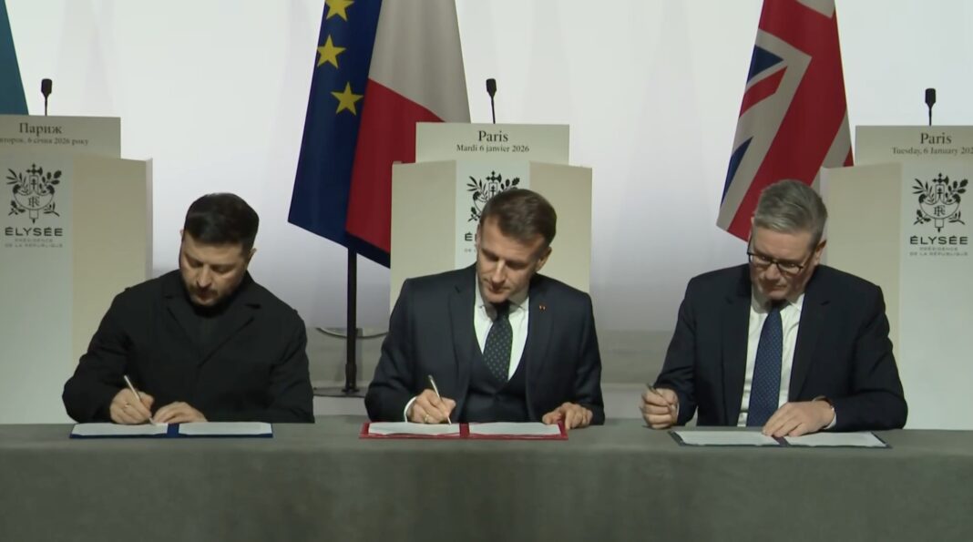 Franța, Marea Britanie și Ucraina „declarație de intenție” privind forța multinațională ce va fi desfășurată în Ucraina