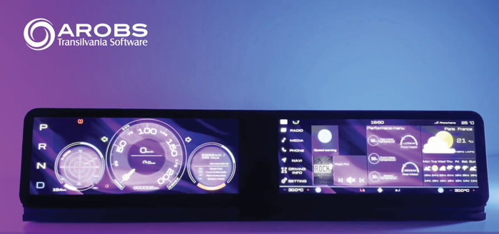 Grupul românesc de IT AROBS a prezentat la CES Las Vegas 2026 o platformă de cockpit digital pentru automotive. Voicu Oprean, CEO, AROBS: Industria auto europeană este sub presiune puternică din Asia - trebuie să ţintim mai sus. AROBS generează 70% din venituri în afara României şi a raportat o cifră de afaceri de 328,5 milioane de lei în primele nouă luni din 2025.