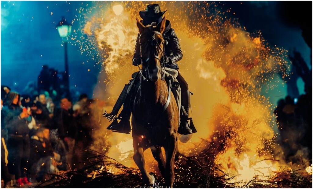 Las Luminarias, sărbătoarea trecerii cailor prin foc: între tradiție spaniolă străveche și grija pentru animale (VIDEO)