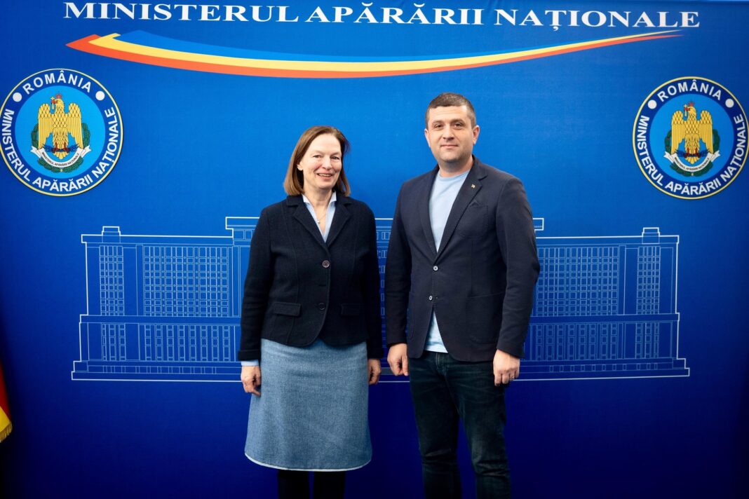 Ministrul Apărării, Radu Miruță, a avut o întrevedere cu ambasadorul Republicii Federale Germania în România, E.S. Angela Ganninger. Agenda discuțiilor purtate