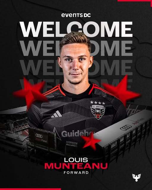 NEWS.ro: Atacantul Louis Munteanu va juca în MLS. El a semnat un contract pe trei sezoane şi jumătate cu D.C. United