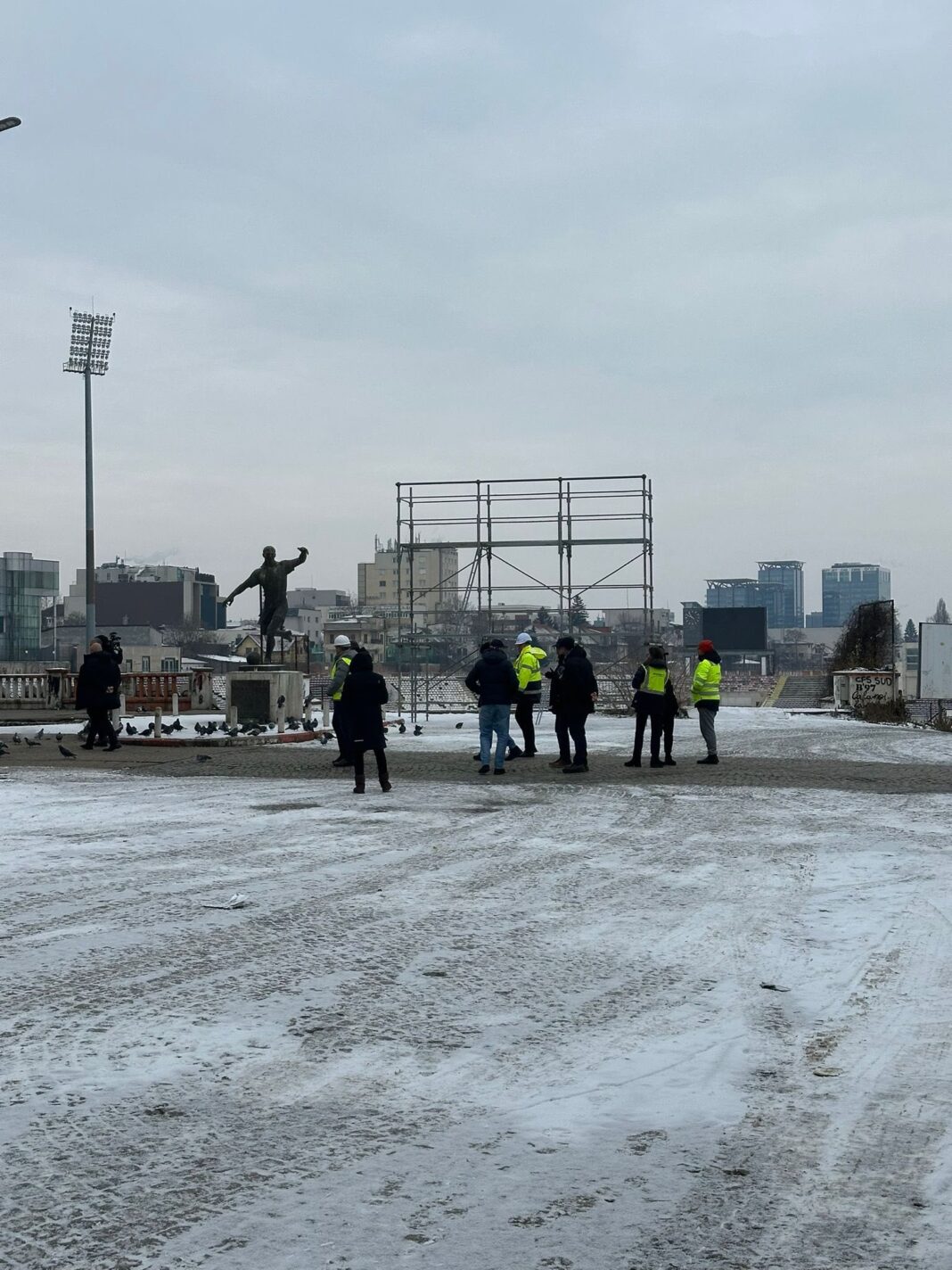 NEWS.ro: Au început oficial lucrările la noul stadion Dinamo - FOTO