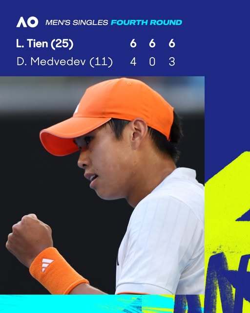 NEWS.ro: Australian Open: Rusul Daniil Medvedev, eliminat de americanul Learner Tien în optimi