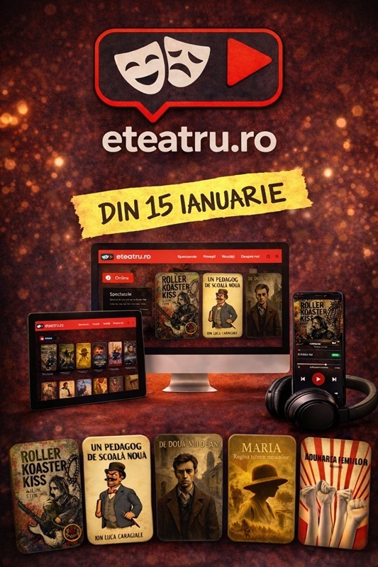 NEWS.ro: Cea mai mare colecţie on-demand de teatru radiofonic din România, lansată de Ziua Culturii Naţionale