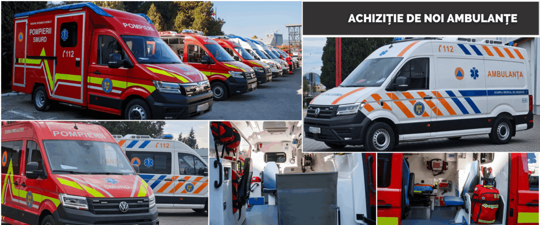 NEWS.ro: Departamentul pentru Situaţii de Urgenţă va achiziţiona 1.200 de ambulanţe noi până la sfârşitul lunii august. Investiţia, finanţată prin PNRR/ Valoarea totală a contractului, peste 1,1 miliarde de lei