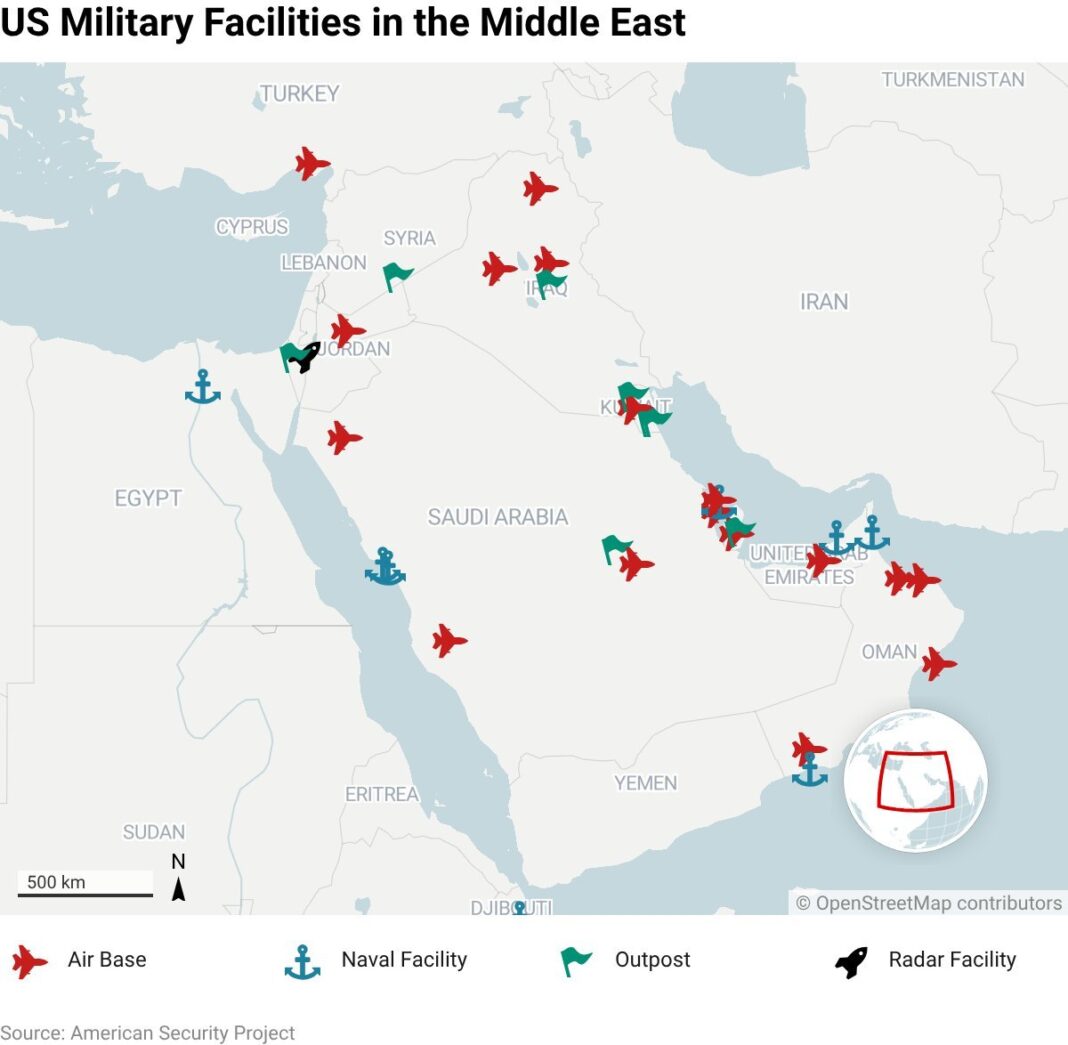 NEWS.ro: DOCUMENTAR. Unde se află principalele baze militare americane din Orientul Mijlociu?