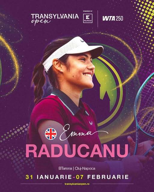 NEWS.ro: După cinci ani, Emma Răducanu revine la Transylvania Open
