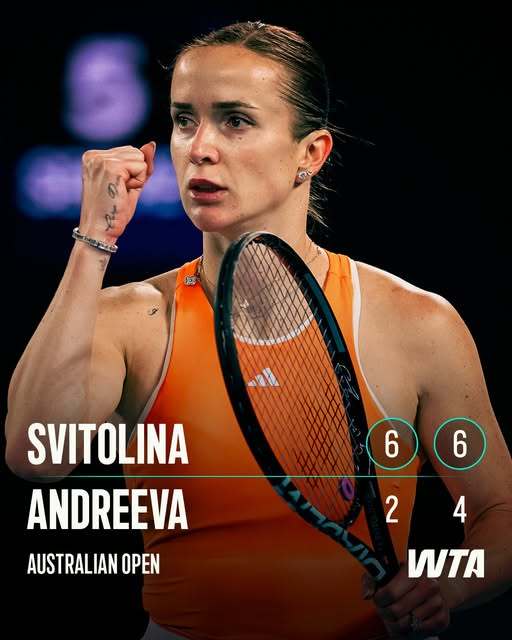 NEWS.ro: Elina Svitolina a învins-o pe Mirra Andreeva şi s-a calificat în sferturi la Australian Open