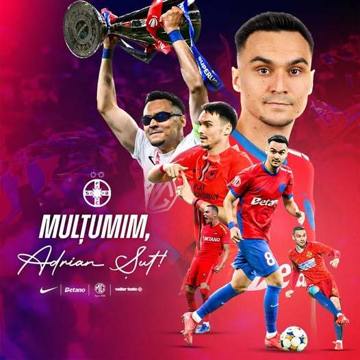 NEWS.ro: FCSB l-a transferat pe Adrian Şut la Al Ain, în Emiratele Arabe Unite