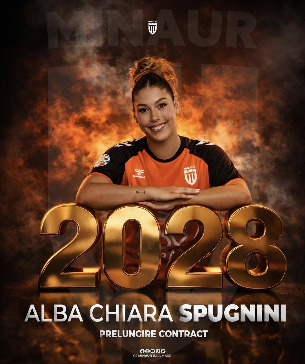 NEWS.ro: Handbal feminin: Pivotul Alba Spugnini, contract prelungit pe doi ani cu Minaur Baia Mare