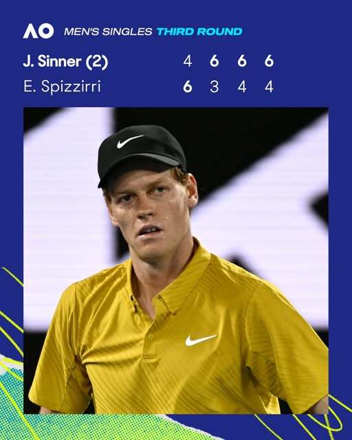 NEWS.ro: Jannik Sinner a avut crampe din cauza căldurii, dar s-a calificat în optimi la Australian Open