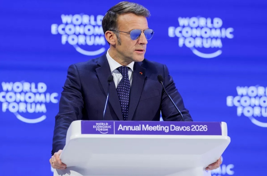 NEWS.ro: Macron acuză SUA, la Davos, că ”încearcă să slăbească şi să subordoneze Europa” şi cere ”să nu acceptăm legea celui mai puternic”. El evocă din nou o folosire a instrumentului anticoerciţie al UE