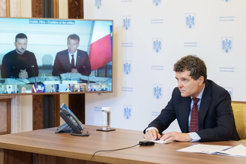 NEWS.ro: Preşedintele Nicuşor Dan participă la reuniunea şefilor de stat şi de guvern ai „Coaliţiei de Voinţă”, la Palatul Élysée din Paris