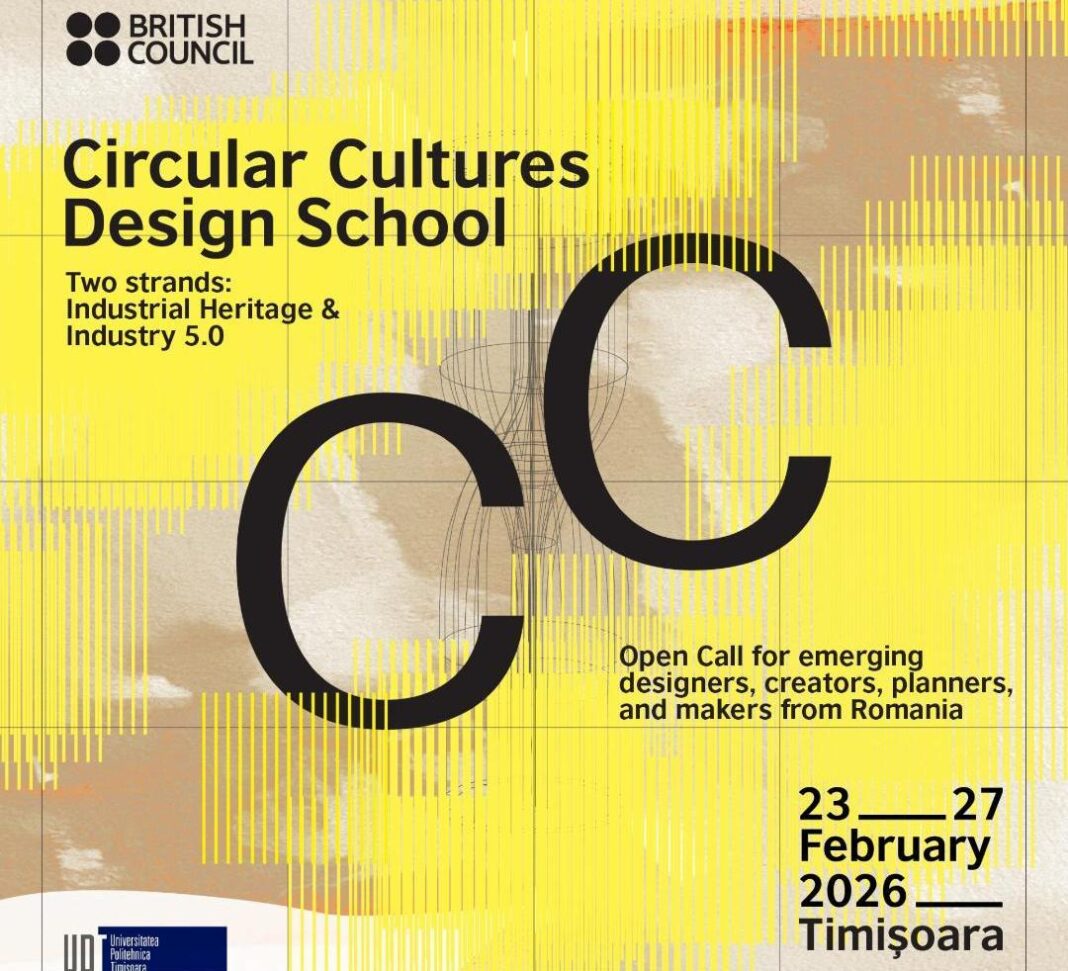 NEWS.ro: Program internaţional de formare dedicat designului durabil, lansat în premieră la Timişoara/ Şcoala de Design Circular Cultures va reuni profesionişti din industriile creative şi studenţi din domenii inginereşti/ Condiţii de participare