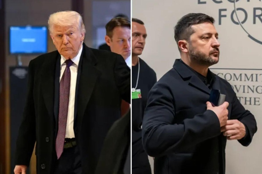 NEWS.ro: ”Războiul trebuie să se termine”, îi cere Trump lui Putin, după o ”reuniune bună”, la Davos, cu Zelenski, întrebat de presă ce vrea să-i transmită liderului de la Kremlin. El pleacă de la Davos cu maşina la Zurich, după ce vremea rea blochează elicopterul