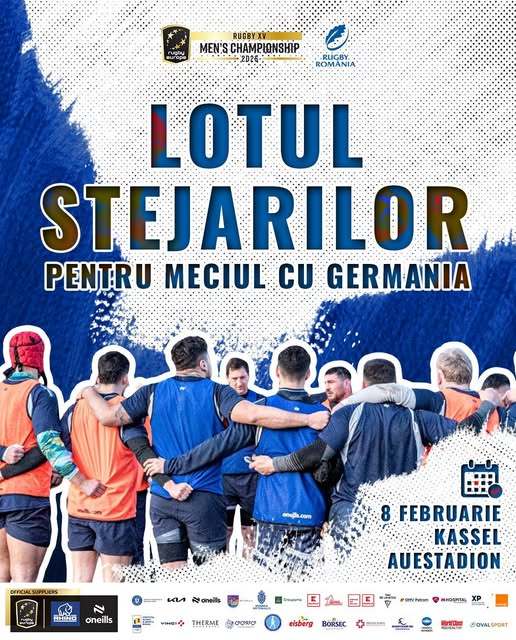 NEWS.ro: Rugby: 34 de jucători selecţionaţi pentru meciul cu Germania, primul din REC2026