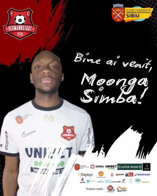 NEWS.ro: Superliga: FC Hermannstadt l-a achiziţionat pe mijlocaşul Moonga Simba