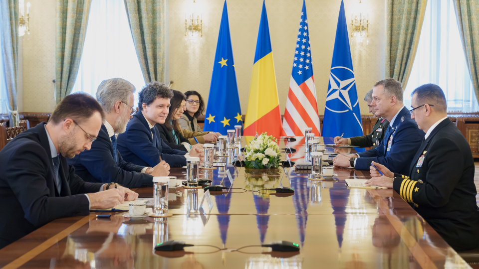 Nicușor Dan s-a întâlnit cu generalul Alexus G. Grynkewich, Comandantul Suprem al Forțelor Aliate din Europa și al Comandamentului European al Armatei Statelor Unite ale Americii