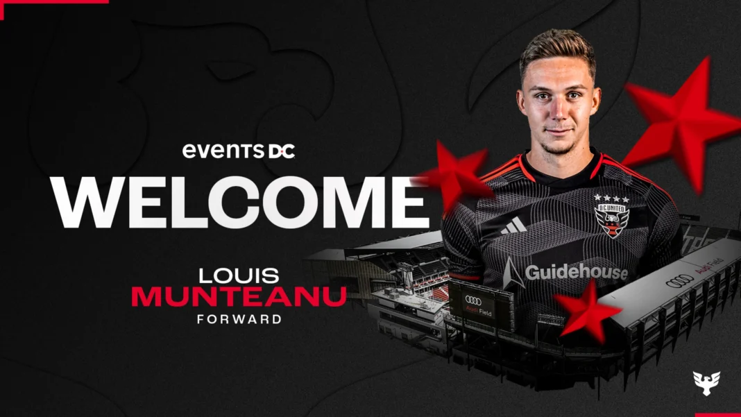 OFICIAL! Louis Munteanu a fost prezentat la DC United: „Sunt foarte încântat!”