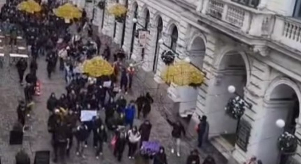 Protest la Timișoara după crima de la Cenei. Sute de elevi și părinți au cerut „Dreptate pentru Mario”