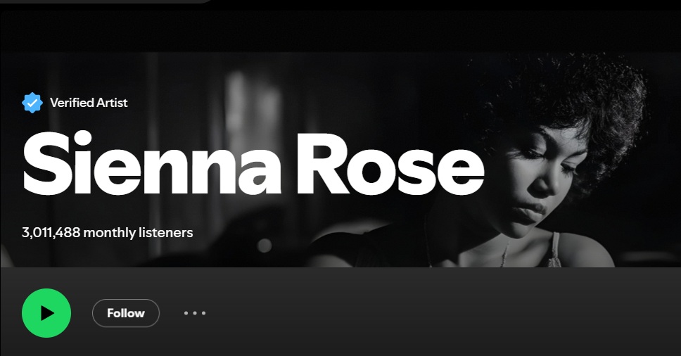 Sienna Rose, o artistă virală pe Spotify, cu milioane de ascultări, suspectată că ar fi creat de inteligența artificială