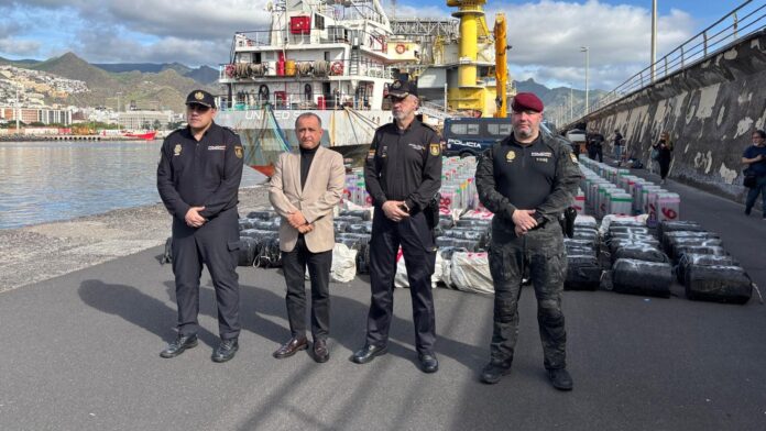 Spania realizează cea mai mare confiscare de cocaină din istoria sa pe mare