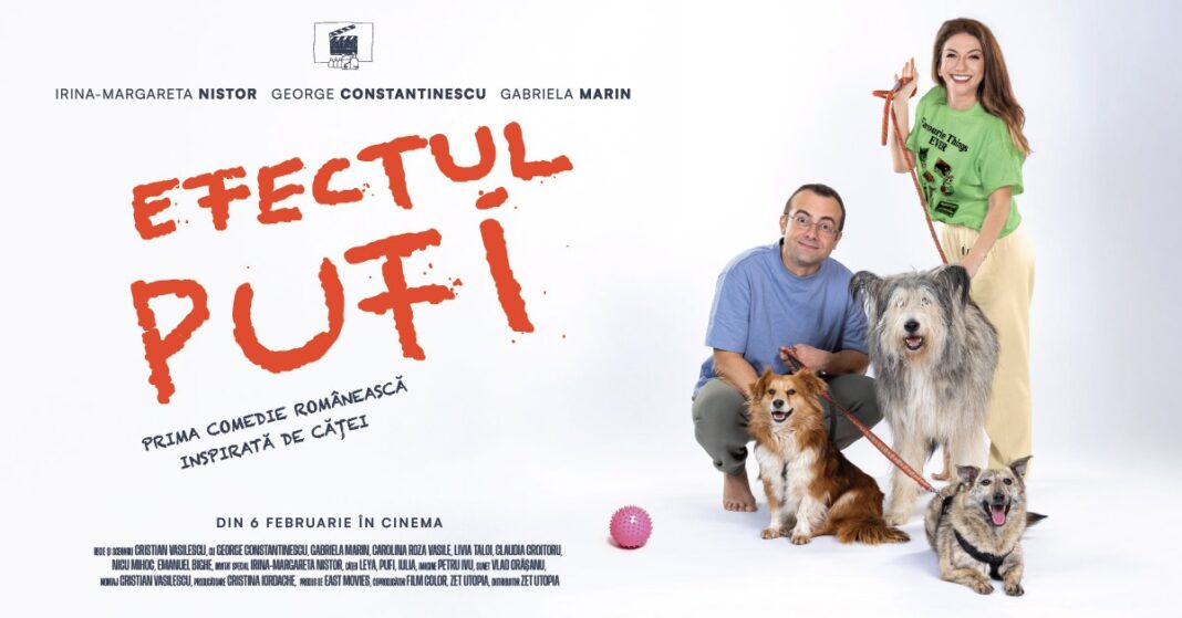 VIDEO EXCLUSIV | „Efectul Pufi”, film inspirat de povestea cățelului regizorului Kiki Cristian Vasilescu și al producătoarei Cristina Iordache / Interviu exclusiv cu actrița Gabriela Marin: „Trebuie să convingem oamenii să nu mai abandoneze”