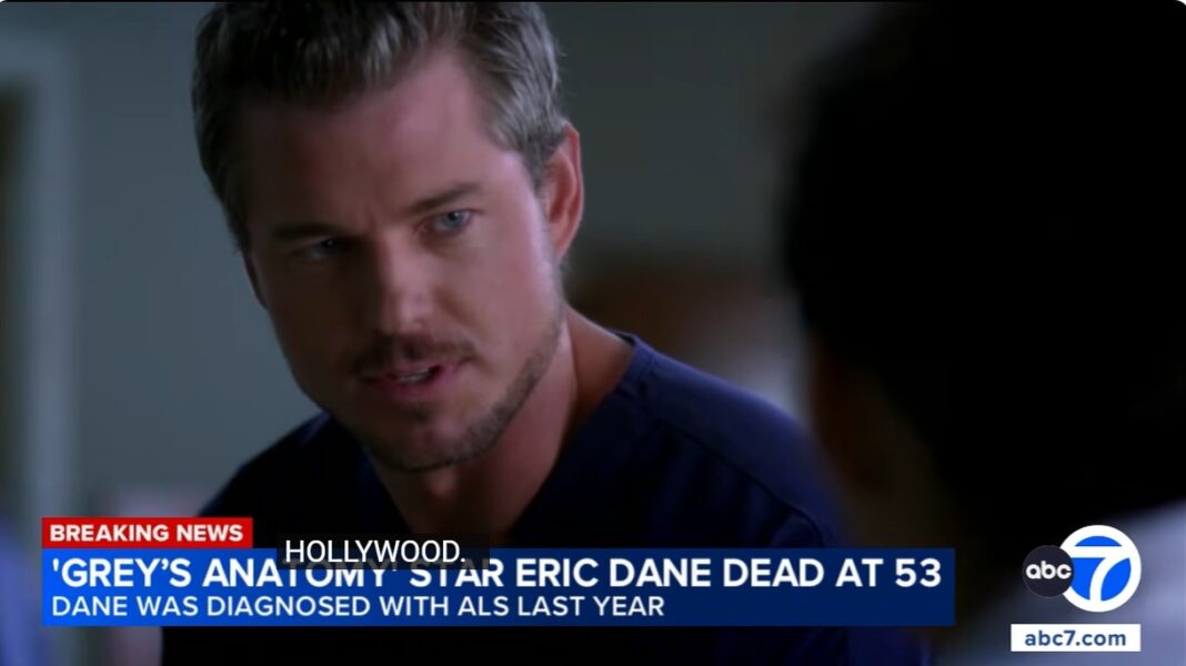 Actorul Eric Dane, ”McSteamy” din Anatomia lui Grey, a murit la 53 de ani / Anunțase recent că suferea de scleroză laterală amiotrofică