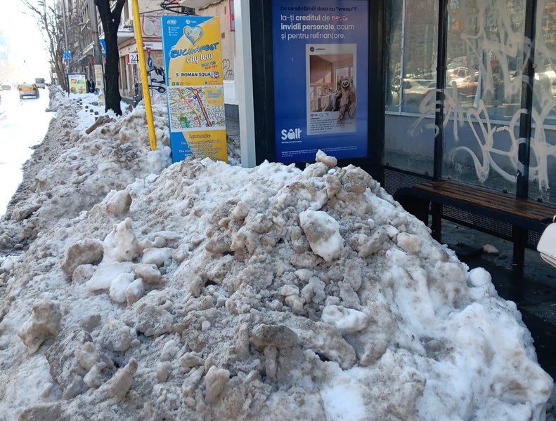 Amenzi în lanț după ziua în care Bucureștiul a fost paralizat de ninsoare. Utilajele raportate pe teren au existat doar în acte