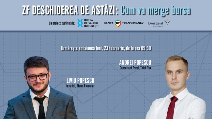 Andrei Popescu la ZF Deschiderea de Astăzi: Tot ce trebuie să ştii despre taxe şi impozite pe investiţii – 23 februarie