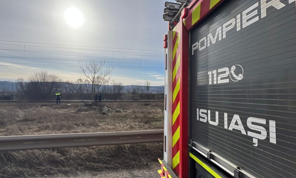 Bărbat lovit mortal de un tren intercity în zona Păcurari din Iași