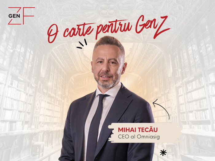 Ce carte îţi recomandă Mihai Tecău, CEO al Omniasig, a treia cea mai mare companie de asigurări din România