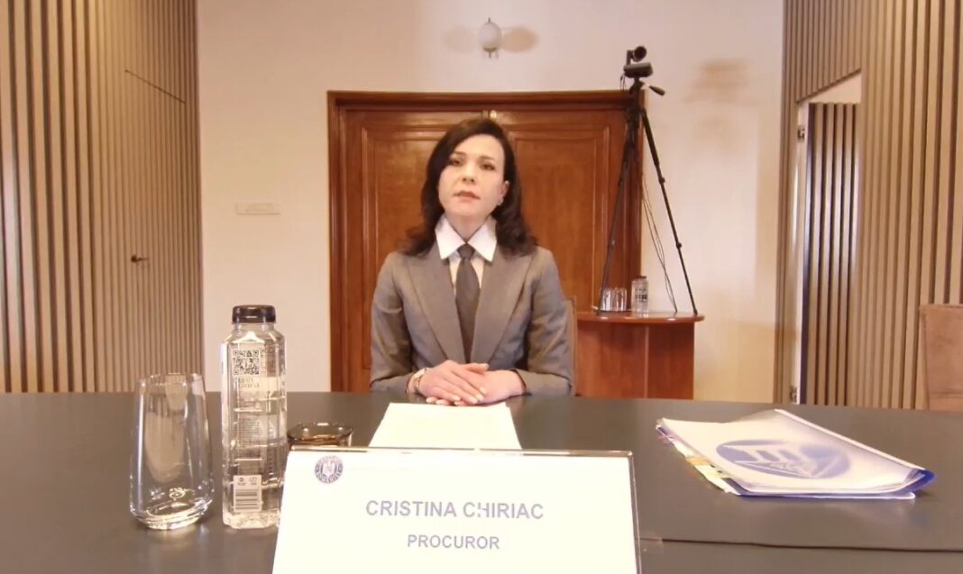 Cristina Chiriac susține interviul pentru funcția de șef al Parchetului General