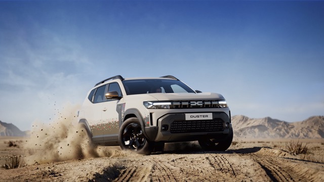 Dacia lansează Duster Spirit of Sand, ediţia limitată dedicată victoriei istorice de la Dakar. Cât costă cel mai exclusivist Duster
