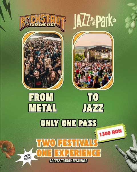 De la rock la jazz: Rockstadt Extreme Fest și Jazz in the Park, două lumi muzicale, un singur abonament