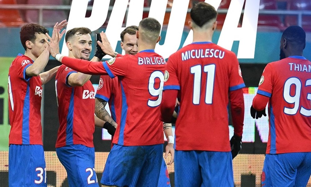 FCSB trage cu dinții să prindă ultimul loc de play-off-ul. Victorie lejeră cu ultima clasată