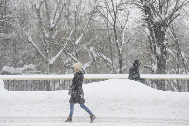 Încă un weekend cu vreme proastă: Cod galben de ninsori şi viscol în Bucureşti, copaci căzuţi, drumuri închise