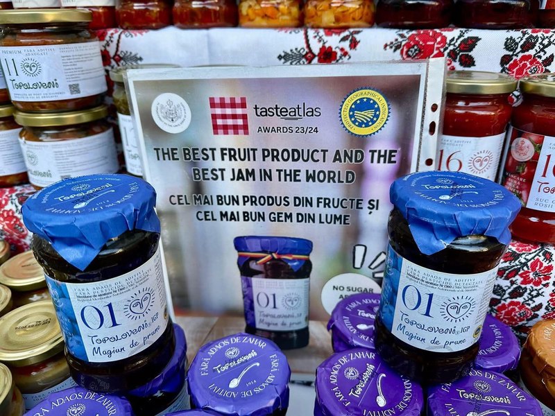 Magiunul de prune Topoloveni, desemnat numărul unu în lume de TasteAtlas pentru al patrulea an consecutiv