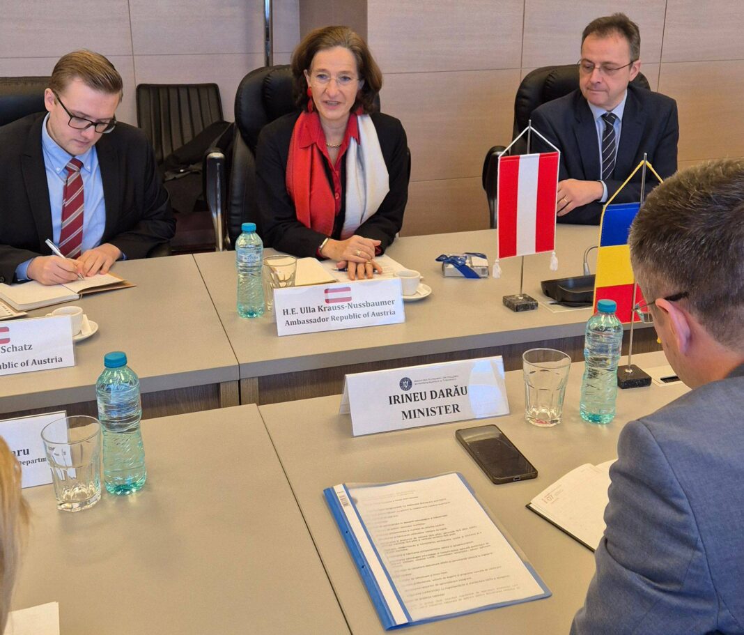 Ministrul Economiei: România vizează consolidarea parteneriatelor cu Austria pentru stimularea schimburilor economice