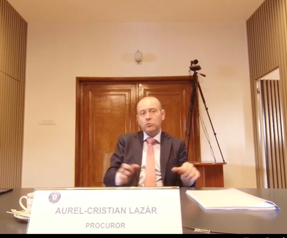 NEWS.ro: Aurel-Cristian Lazăr, candidat pentru funcţia de procuror-şef adjunct DIICOT: Putem să folosim grefierii să primească atribuţii prin care să facă în numele procurorului anumite acte