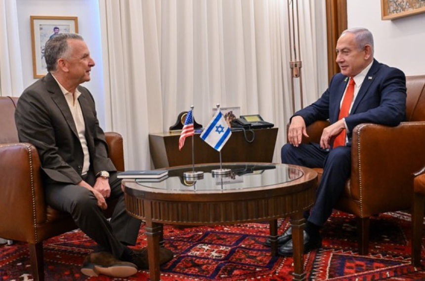 NEWS.ro: Autoritatea Palestiniană nu va participa ”în niciun caz” la guvernarea Fâşiei Gaza după război,i-a transmis Netanyahu lui Witkoff la Ierusalim